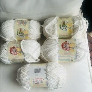 Bernat Baby Blanket Yarn in Soft White